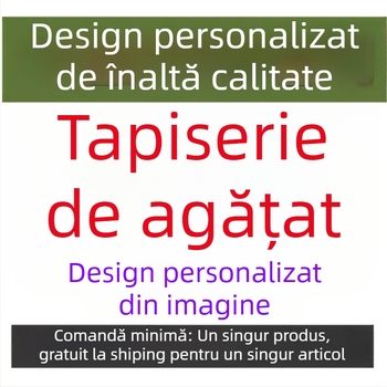 Tapiserie de fundal personalizabilă pentru streaming, poliester, ţesută cu maşina, formă dreptunghiulară, model cartoon/Anime, spălare manuală
