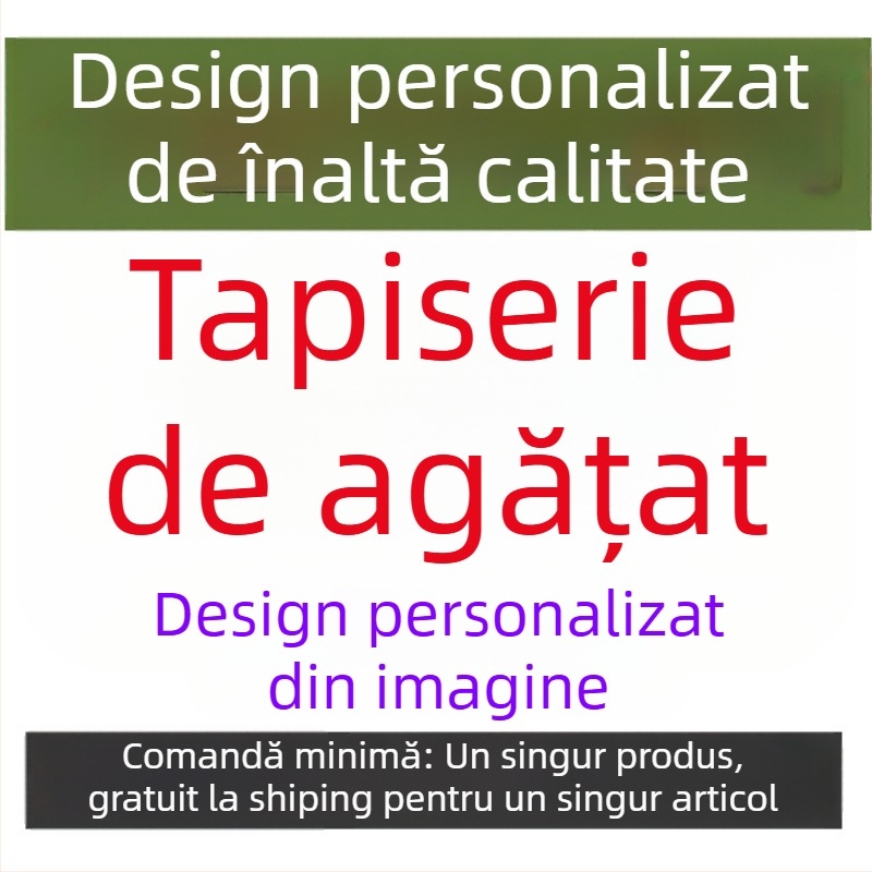 Tapiserie de fundal personalizabilă pentru streaming, poliester, ţesută cu maşina, formă dreptunghiulară, model cartoon/Anime, spălare manuală