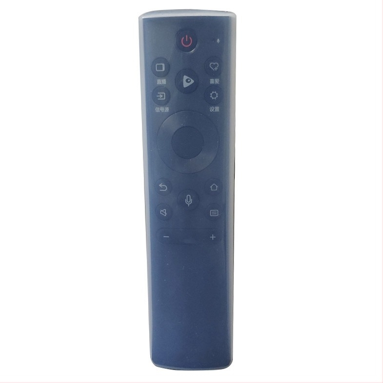 Husă din silicon pentru telecomandă Hisense CRF5A60, cu acoperire completă, transparentă, stil minimalist modern