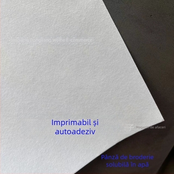 Yuori hârtie transfer imprimabilă autoadezivă pentru broderie, cu substrat solubil în apă și hârtie solubilă în apă pentru broderie la cruce