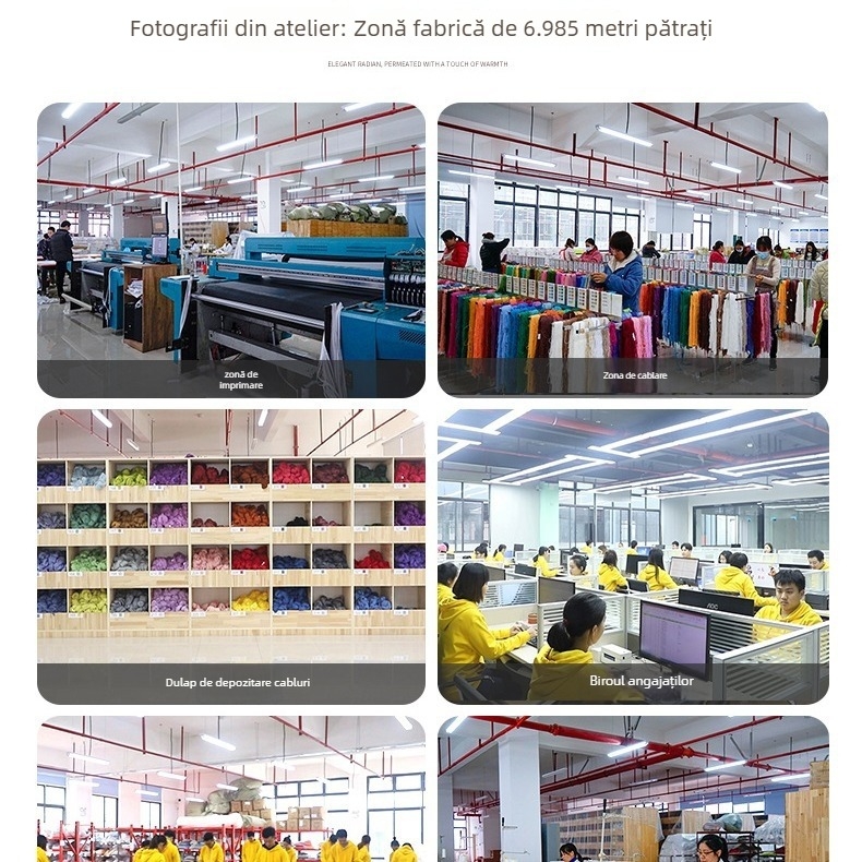 Set broderie cu cruce cu motiv lemon desen animat, țesătură 11CT, bumbac ecologic