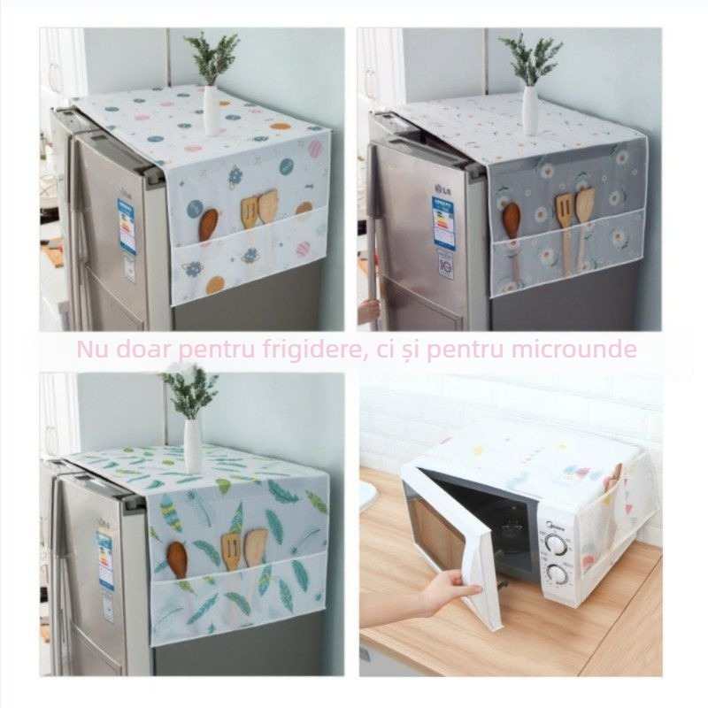 Zhenggan husă pentru praf a electrocasnicelor — husă universală pentru frigider, cuptor cu microunde și mașină de spălat — material PVEA — lansare primăvara 2024