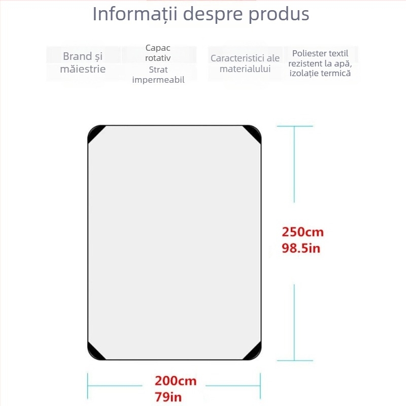 Capac de protecție împotriva prafului pentru seturi de tobă și instrumente electronice — impermeabil, UV-împotriva și praf; material Oxford 420D, fibră de poliester, personalizabil