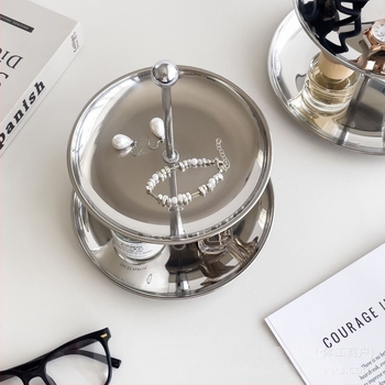 Tavă etajată pentru bijuterii și deserturi | Oțel inoxidabil | Stil boem, lux ușor retro | Personalizabil | Lansare vară 2021