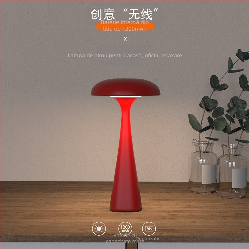 Lampă de masă creativă, în formă de meduză-ciupercă, model Jx27, bază din plastic, tensiune ≤ 36 V, lumină de noapte, iluminare ambientală