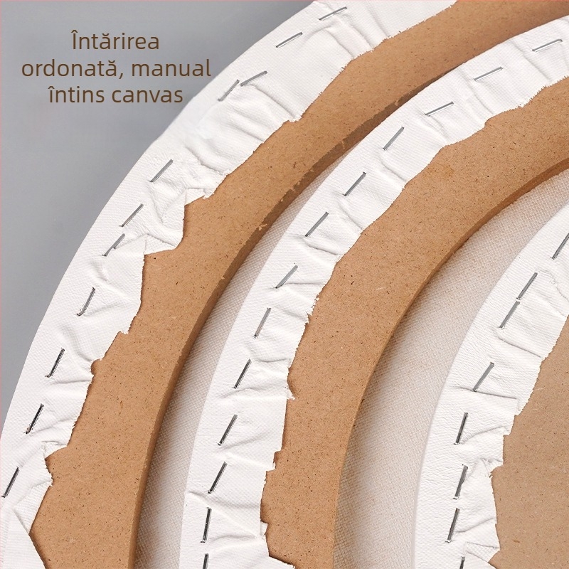 Ramă pentru pictură în ulei – formă circulară/ovală/specială, pânză de bumbac, brand Straw, serie: ramă pentru pictură în ulei