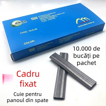 Cuie pentru placa din spate a ramei foto, formă semințe de pepene, metal, stil modern minimalist, accesorii