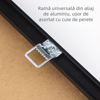 Cârlig metalic pentru rame foto – design modern minimalist, pentru living, accesorii