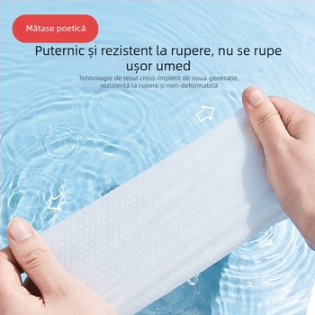 Prosop de față de unică folosință de la Poetry Silk, din fibră de viscose, potrivit pentru toate tipurile de ten