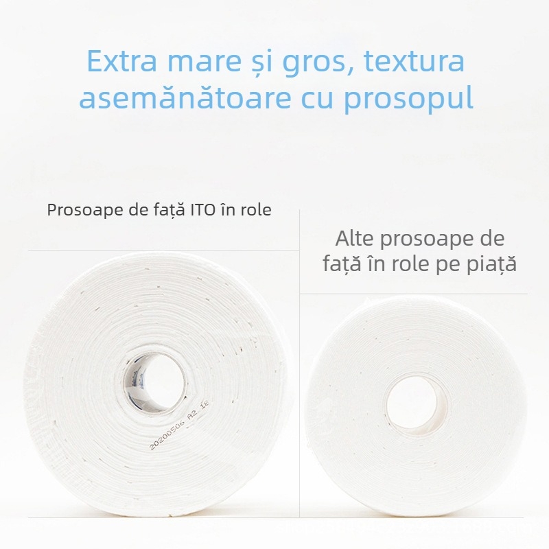 ITO prosop de curățare facial din fibre de lemn, de unică folosință, moale pentru față, îngroșat, 250 g