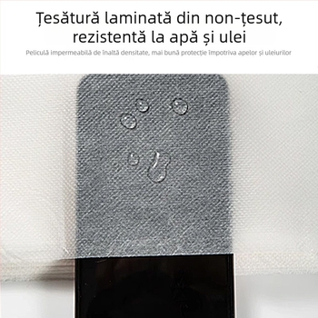 Prosop de baie pentru picioare, de unică folosință, impermeabil și rezistent la ulei, țesătură nețesută, 99% bumbac, 50 g, personalizare disponibilă