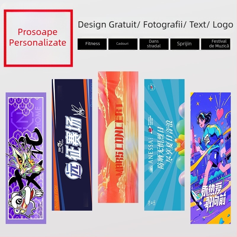 Prosop sport din fibră ultra-fină, 400 g/m², imprimare logo, personalizabil