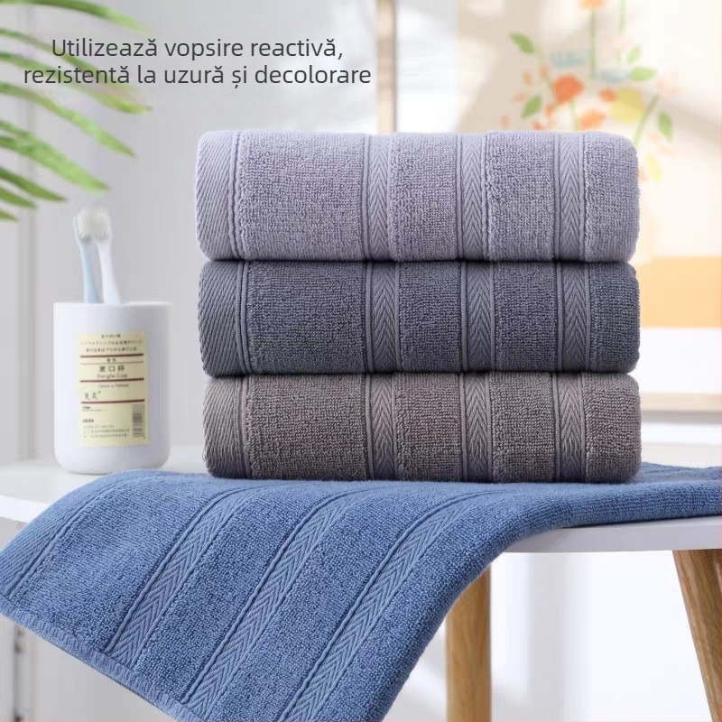 Prosop de baie/față, fir 150d, greutate 80–100 g