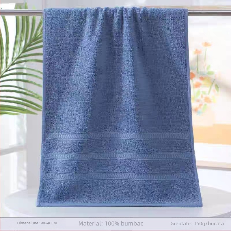 Prosop de baie/față, fir 150d, greutate 80–100 g