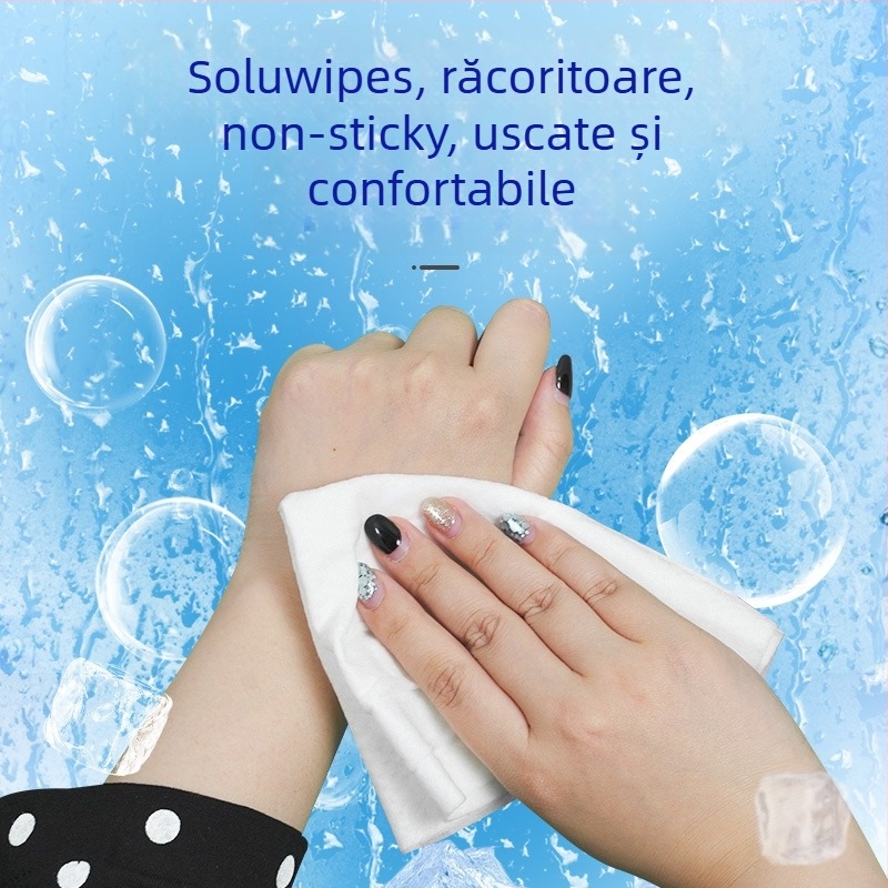 Șervețele umede răcoritoare (țesătură nețesută; prosop de mână; fără personalizare)