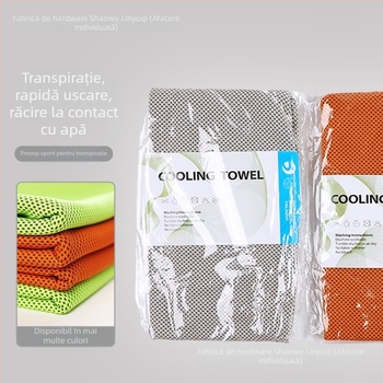 Prosop sport din microfibră – absorbant, uscare rapidă; pentru fotbal, alergare și badminton