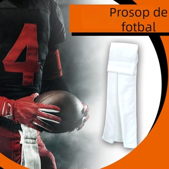 Prosop sport pentru fotbal – bumbac 100%, 400gsm, Plain Weave, imprimare logo, personalizare disponibilă