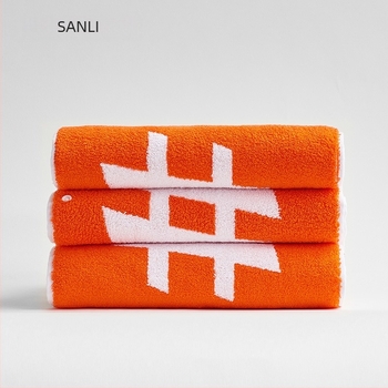 Prosop de sport Sanli – Bumbac pur, Jacquard, fire răsucite, 900 g, imprimare siglă și personalizabil