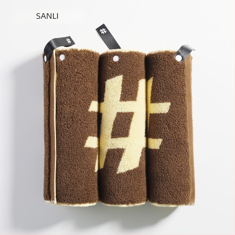 Prosop de sport Sanli – Bumbac pur, Jacquard, fire răsucite, 900 g, imprimare siglă și personalizabil