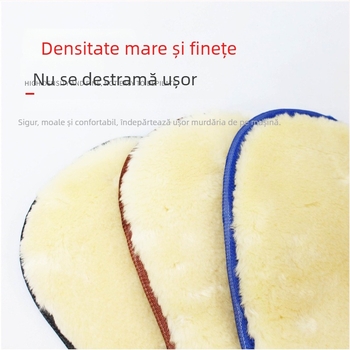 Mănuși de curățare auto din lână, unilaterale, SZJIEFENG — Material: lână de înaltă calitate; Tip: consumabile de curățare; Brand: SZJIEFENG