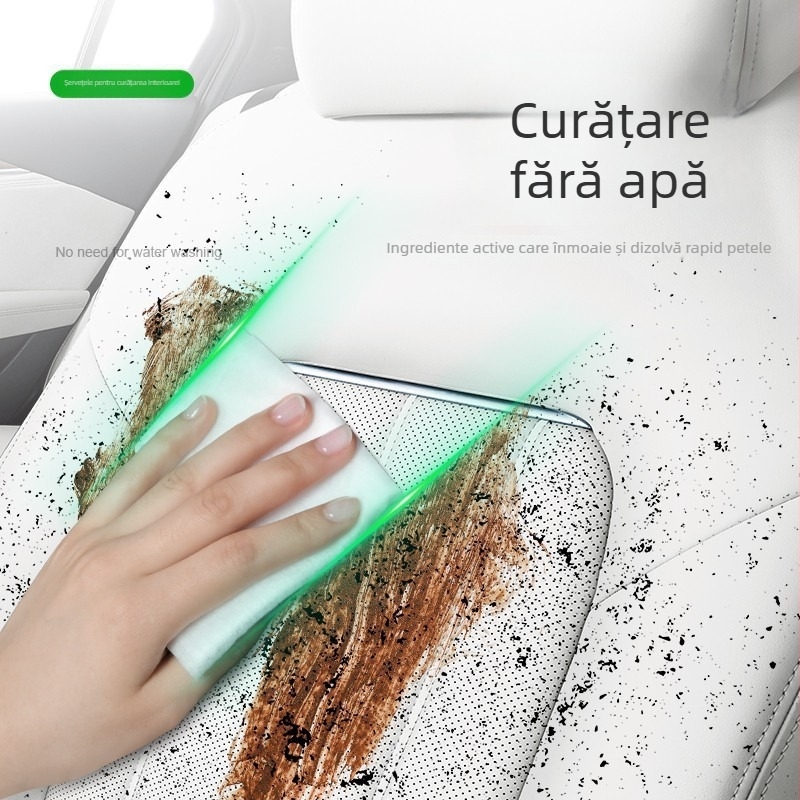 Șervețele pentru curățarea interioară a mașinii (material: fibră nețesută; marcă: Pluche; etichetă privată: Da; tip: prosoape auto; prelucrare și personalizare: Da)