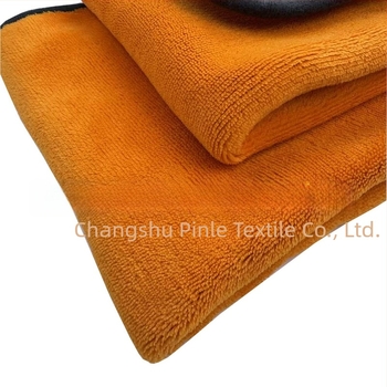 Prosop din microfibră pentru interiorul mașinii, velur coral dublu, 40 g, velur tăiat, fir împletit