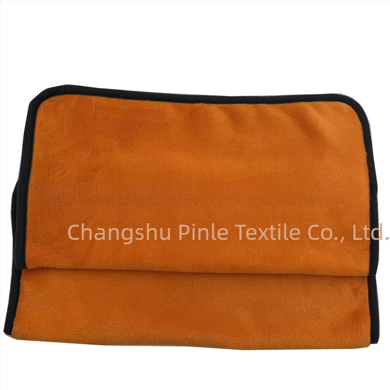 Prosop din microfibră pentru interiorul mașinii, velur coral dublu, 40 g, velur tăiat, fir împletit