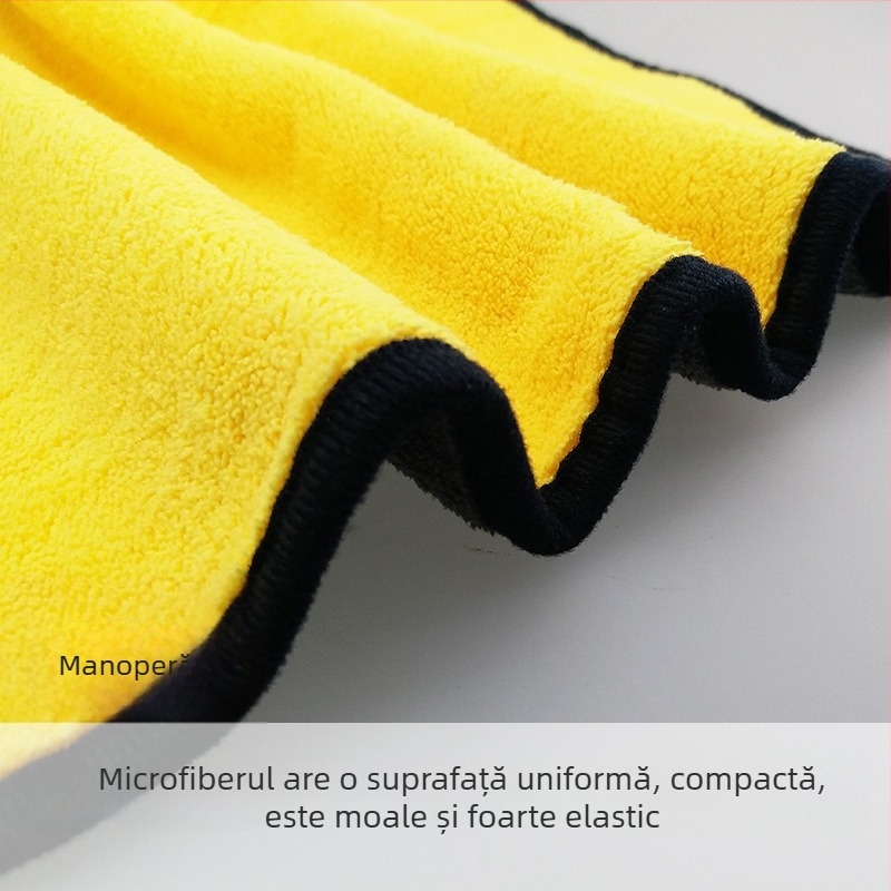Prosop pentru spălat mașina, microfibră Coral Fleece, 40 g, margine cusută, fir 25625773299