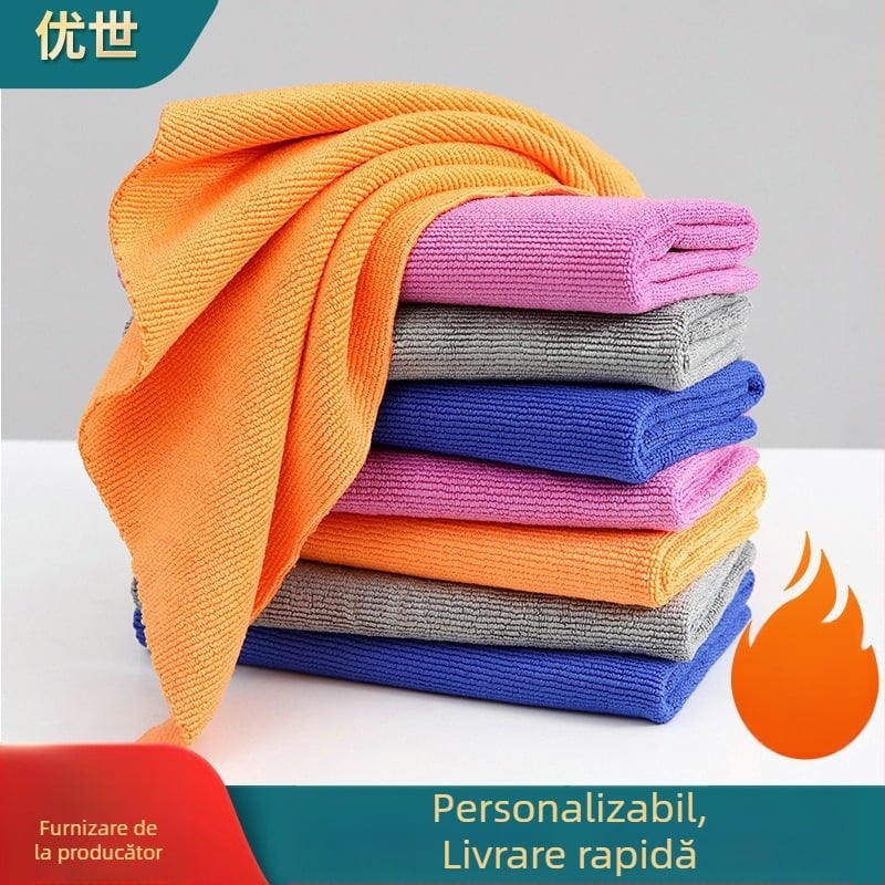 Prosop auto din microfibră — personalizabil, 400 g, fire amestecate, țesătură simplă