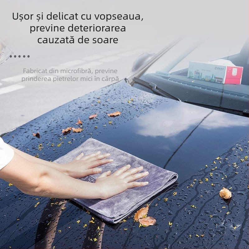 Prosop din microfibră pentru curățarea mașinii – microfibră multifuncțională, absorbentă, 150 g, imprimare logo disponibilă, personalizabil