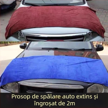 Prosop auto din microfibră, 600 g, fire amestecate, absorbție puternică