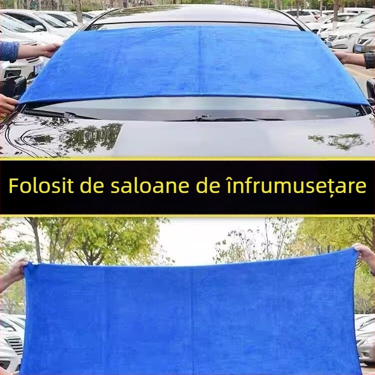 Prosop auto din microfibră, 600 g, fire amestecate, absorbție puternică