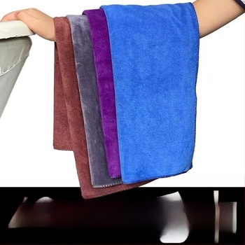 Prosop auto din microfibră, țesătură simplă, fir amestecat, 300 g/m², multifuncțional