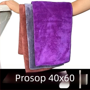 Prosop auto din microfibră, țesătură simplă, fir amestecat, 300 g/m², multifuncțional