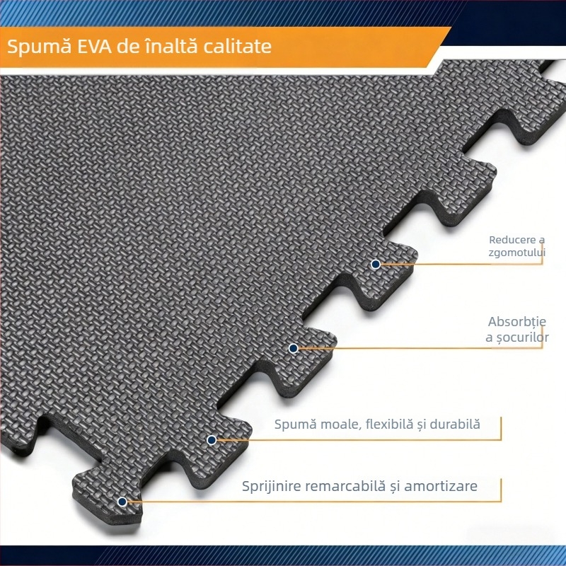 Covoraș de podea pentru sală - Material EVA, absorbție a șocurilor și reducere a zgomotului, lavabil, personalizabil