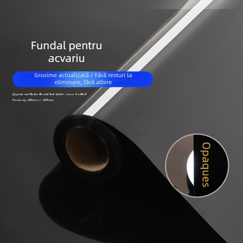 Autocolant de fundal pentru acvariu, PVC, adeziv electrostatic, stil chinez nou, o singură bucată, potrivit pentru sufragerii, dormitoare și spații comerciale