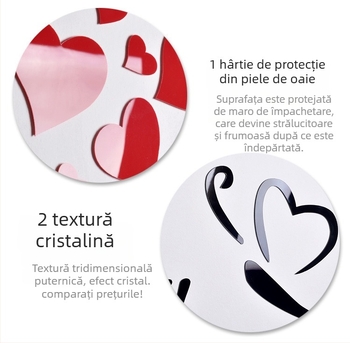 Autocolant 3D cu cățeluș desen animat – pentru camera copiilor, grădiniță și dormitor, acrilic rezistent la apă