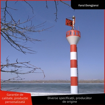 Stâlp de iluminat pentru navigația maritimă — aliaj de aluminiu, pilon de oțel anti-coliziune, brand Dong Jiarui