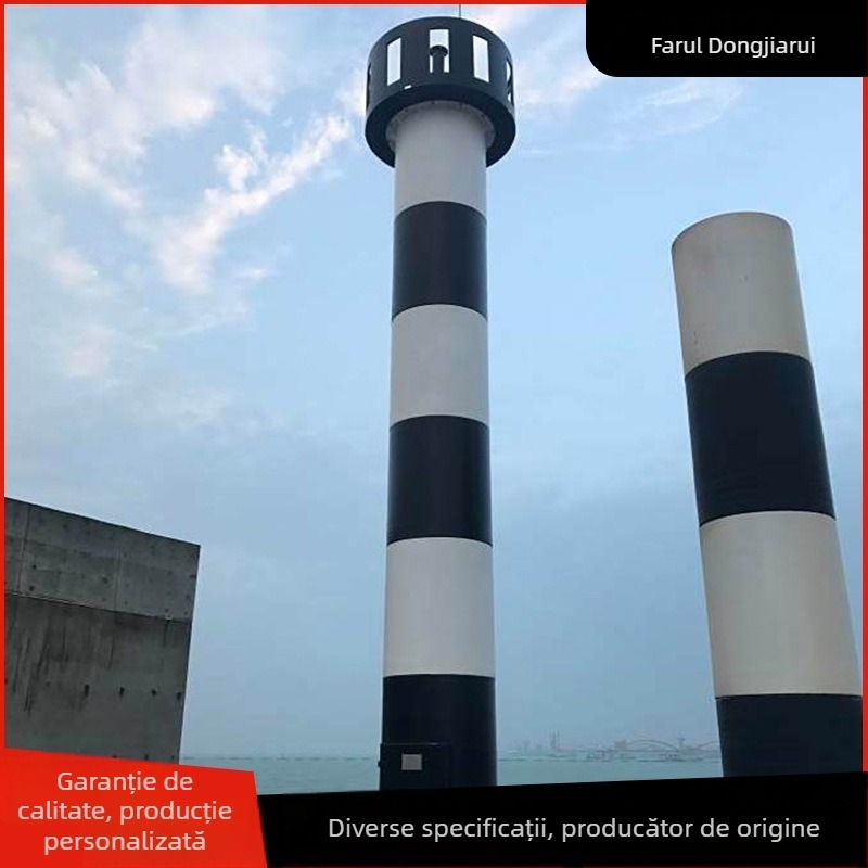 Stâlp de iluminat pentru navigația maritimă — aliaj de aluminiu, pilon de oțel anti-coliziune, brand Dong Jiarui