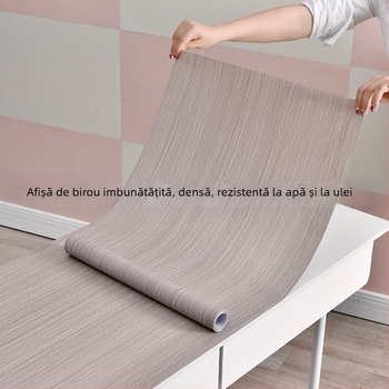 Autocolant pentru suprafața biroului — rezistent la apă și la ulei, acoperire decorativă pentru mobilier vechi și dulapuri, potrivit pentru renovare