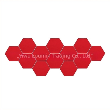 Autocolante de perete hexagonale din acril – oglindă, autoadezive, set DIY, decor 3D pentru living, dormitor și hol – tip de combinație