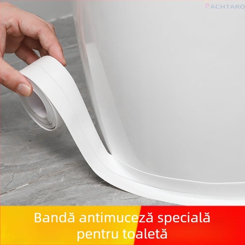 Bandă etanșă pentru marginea toaletei, PVC, autoadezivă, seria Finding Nemo, stil modern minimalist