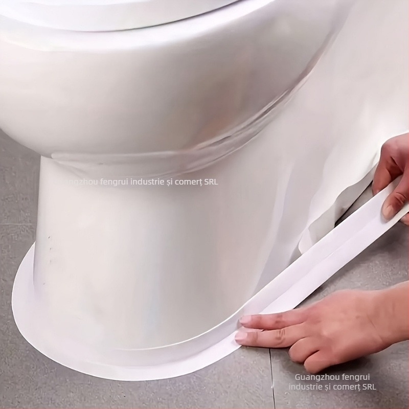 Bandă etanșare bază WC – antimucegai, impermeabil, autoadeziv PVC