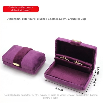 Cutie de ambalaj pentru bijuterii pentru inele, cercei și coliere | Starry | materiale compozite | cutie de ambalaj | ambalare de retail