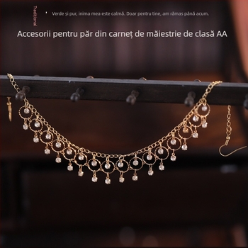 Clamă pentru păr în formă de picătură, din aliaj, stil retro, cadou ideal pentru ceremonia de deschidere