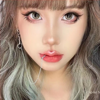 Inel pentru buze, design potcoavă, dintr-o singură piesă, din oțel titan, fără găuri