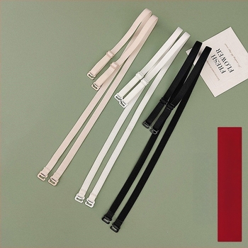 Accesoriu pentru bretelele lenjeriei - Curele antiderapante extinse, detașabile, dantelă, Nylon, Cod YZJD004 (Culoare solidă, Iarna 2025)