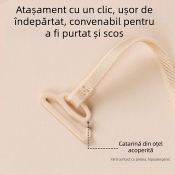 Bretele antialunecare pentru sutien, nylon, Forever weave, dantelă și alte detalii, cataramă din cauciuc, lansare toamnă 2025