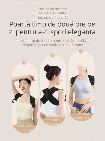 Corector de postură cu umeri deschiși pentru adulți | Spandex, protecție umăr, fotbal, alergare
