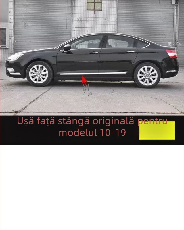 Bandă anti-coliziune pentru Citroën C5, bara din față și din spate, acoperire ABS, finisaj electroplacat, coduri de model 7452sh 7452sj 745326 745325 9803383180 9803383080